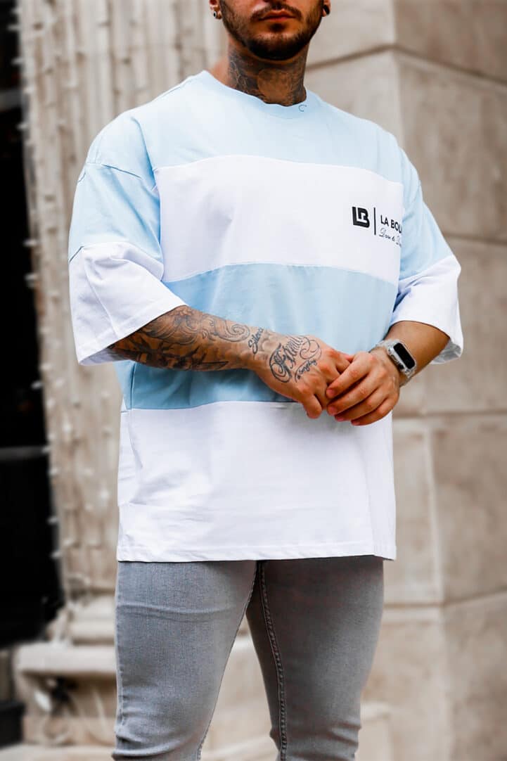 Oversize cift renk sirt baskili casual erkek t shirti modelleri ucuz indirimli kampanyali kaliteli uygun fiyatli erkek butik giyim  modelleri ve fiyatları