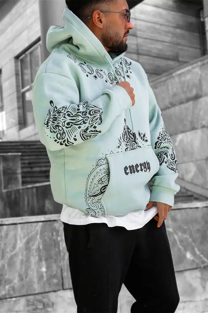 Sirt baskili uc iplik kapusonlu unisex sweatshirt modelleri ucuz indirimli kampanyali kaliteli uygun fiyatli erkek butik giyim  modelleri ve fiyatları